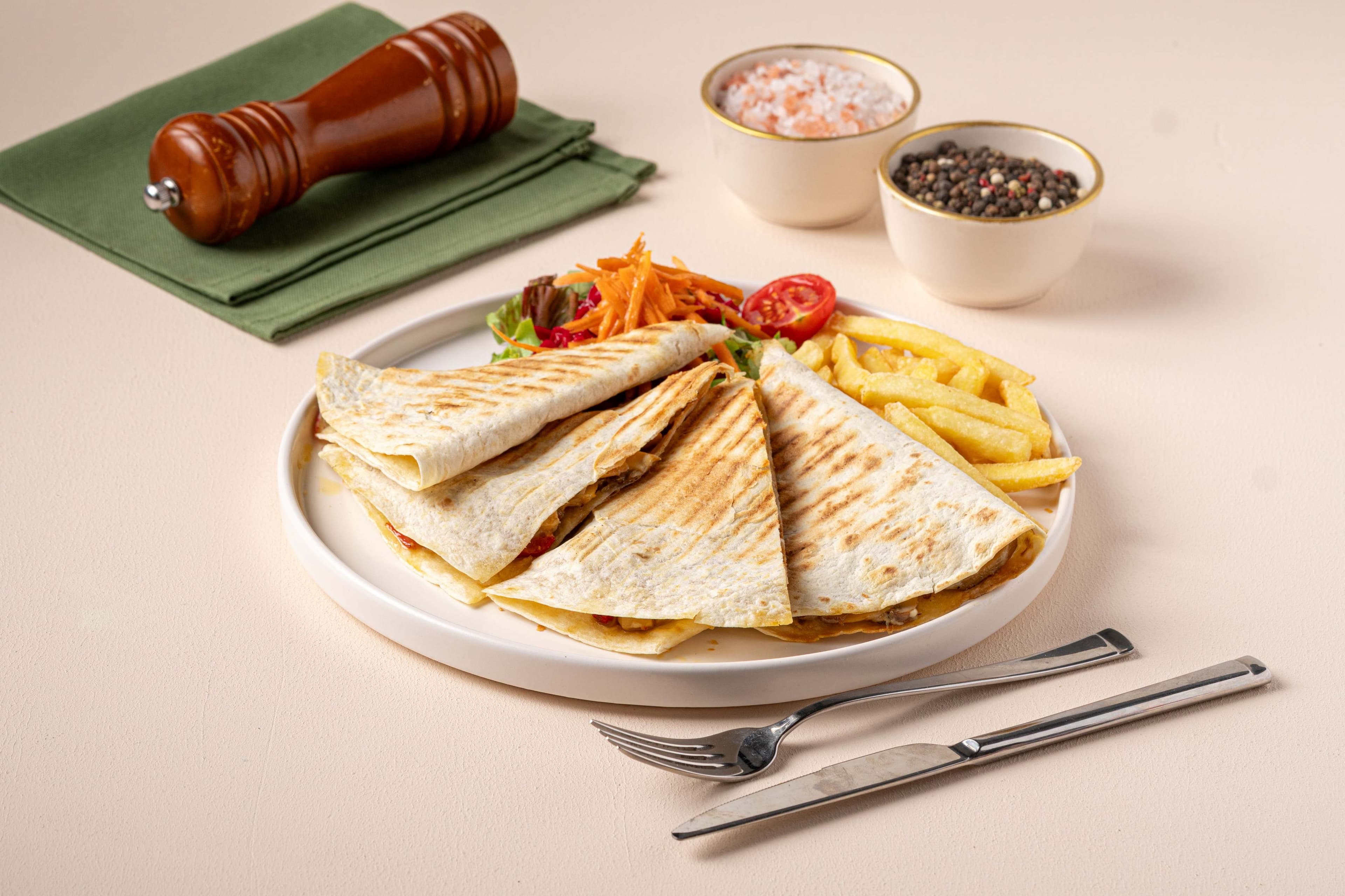 Biftek Quesadilla
