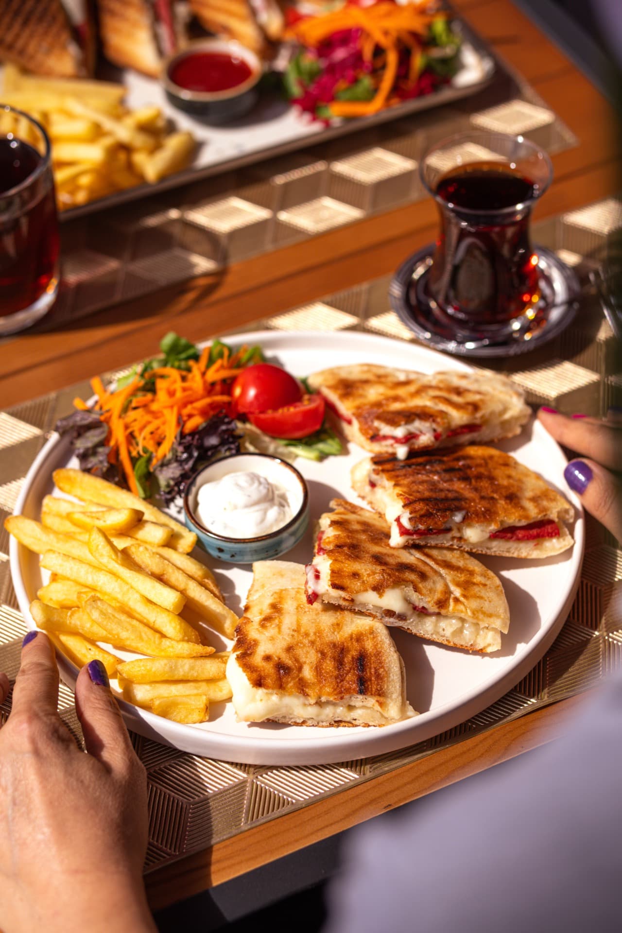 Karışık Bazlama Tost